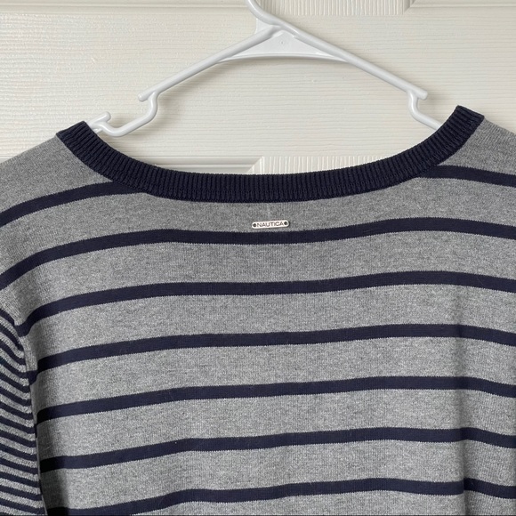 Nautica Crew Neck XXL Navy & Blue Sweater - Picture 2 of 12